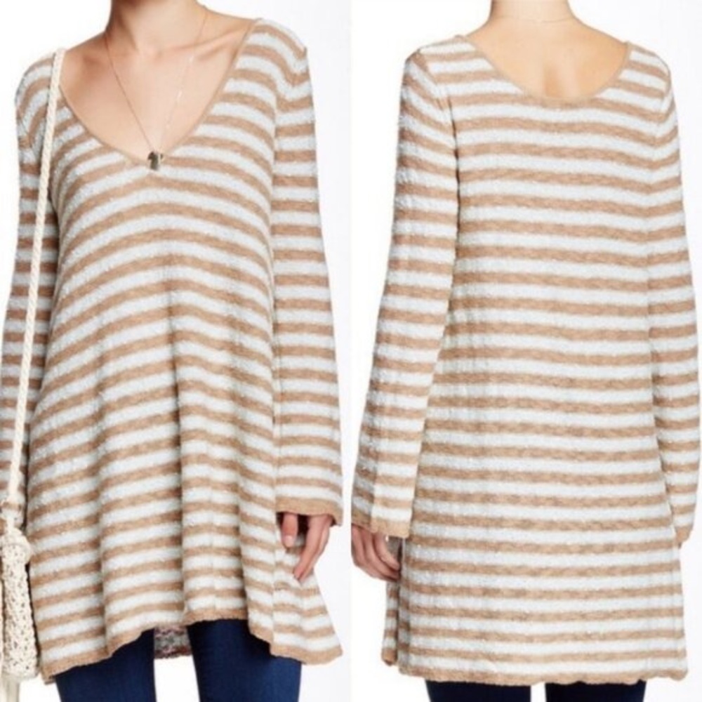 Free People Striped Sweater